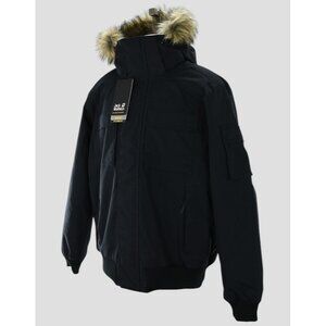 JACK WOLFSKIN Black BROCKTON POINT Insulated Waterproof Winter Coat XL NWT